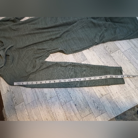 Toad & Co Intermosso Hooded Sweatshirt Dress Pockets Tunic Size Medium Green - Picture 8 of 11